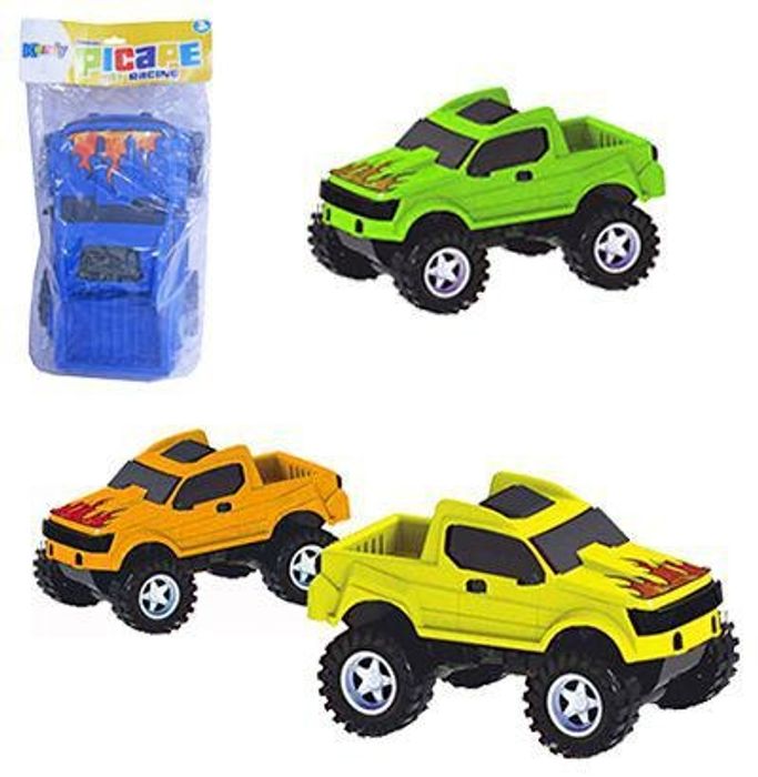 CARRINHO DE BRINQUEDO PICAPE HOT RACING INFANTIL CORES SORTIDAS