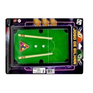 Jogo De Sinuca Mini Snooker Brinquedo Infantil Com 15 Itens