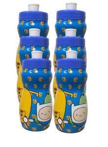 KIT SQUEEZE COM 6 GARAFINHAS ADVENTURE TIME - R300ML