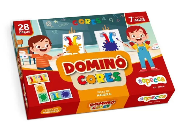 Jogo Domino Cores - Ref DM106