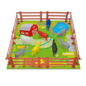 KIT MINHA FAZENDINHA III BOI, CERCA E CENÁRIO GGB BRINQUEDOS 325