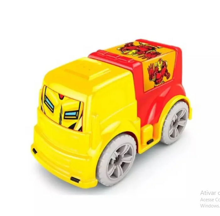 Carro Mini Defensor Amarelo Ref 270 GGB BRINQUEDOS SOLAPA