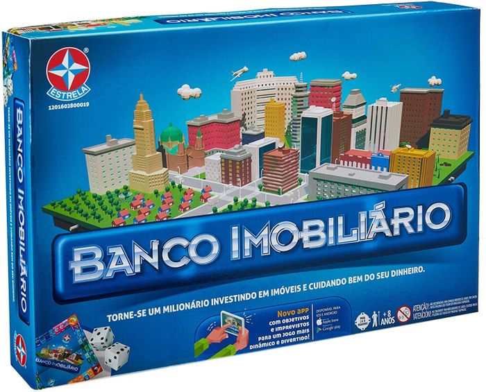 Jogo Banco Imobiliário com aplicativo - Estrela