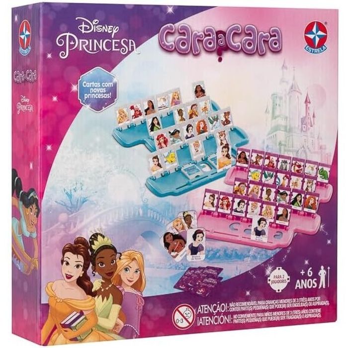 Jogo Cara a Cara Princesas Disney - Estrela meninas