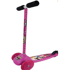 PATINETE 3 RODAS - ROSA - FENIX