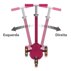 Skatenet Max Led Ajustavel (Pink) - Ref 1521 BANDEIRANTE