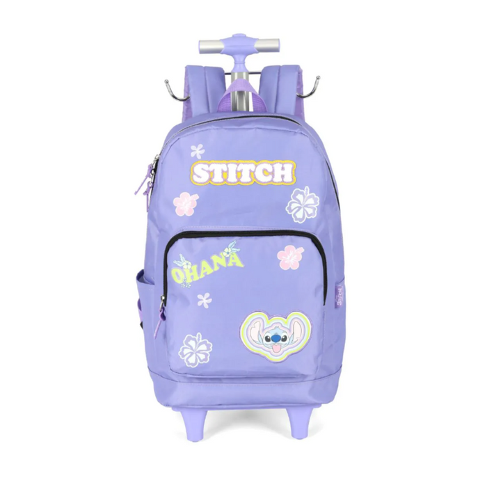 MOCHILA DE RODA STITCH LILAS MC47736SC-LI  MAXLOG