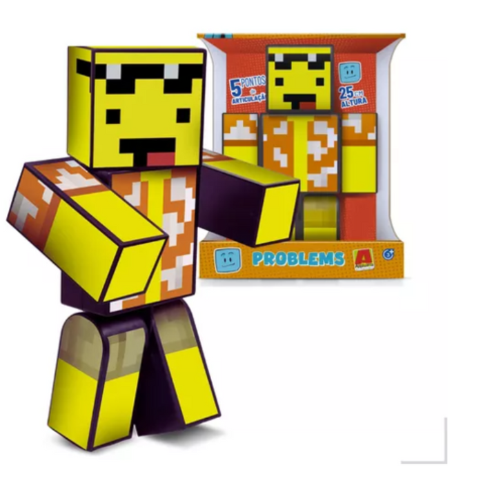 BONECO GAMER SKIN - PEQUENO MEL 25 CM.