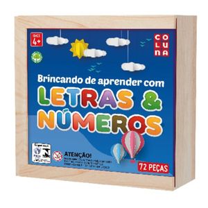 BRINCANDO DE APRENDER C LETRAS E NUMEROS 790698 COLUNA