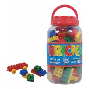 BRICKS 100 PCS 4752  PAIS E FILHOS