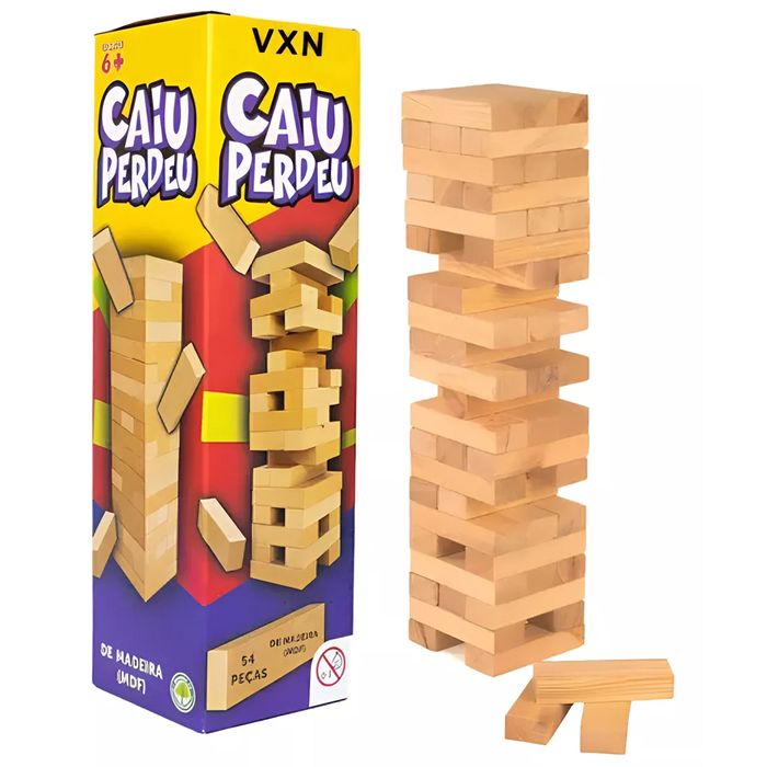 CAIU PERDEU - 54 PCS MADEIRA 7460  PAIS E FILHOS