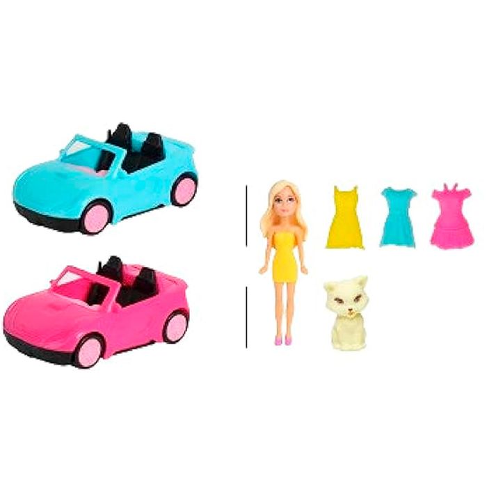 POCKET DOLL CAR - 791765 - PAIS E FILHOS