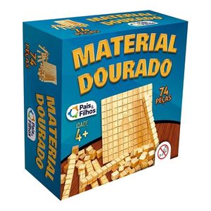 MATERIAL DOURADO - 74 PCS 2910-1 PAIS E FILHOS