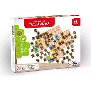 FORMANDO PALAVRAS - 112 PCS - 2906-1  - PAIS E FILHOS