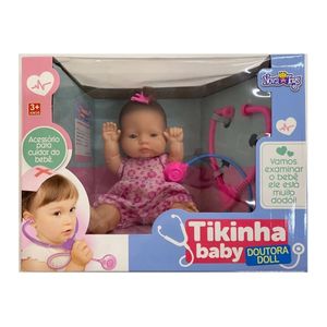 TIKINHA BABY DOUTORA DOLL BRANCA - 1133 - NOVA TOYS