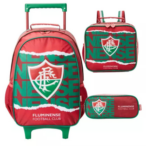 KIT MOCHILA +LANCHEIRA + ESTOJO  16 FLUMINENSE R1 13570 XERYUS