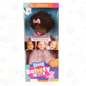 BEBETY DOLL NEGRA - 1132 - NOVA TOYS