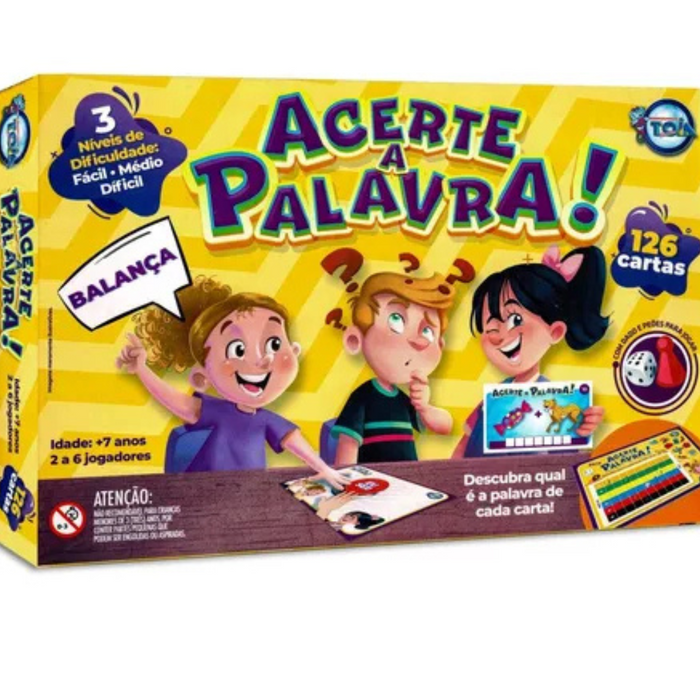 JOGO ACERTE A PALAVRA 12211 - TOIA...