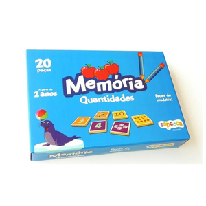 Jogo da Memoria Quantidades - Ref M301 Sopecca