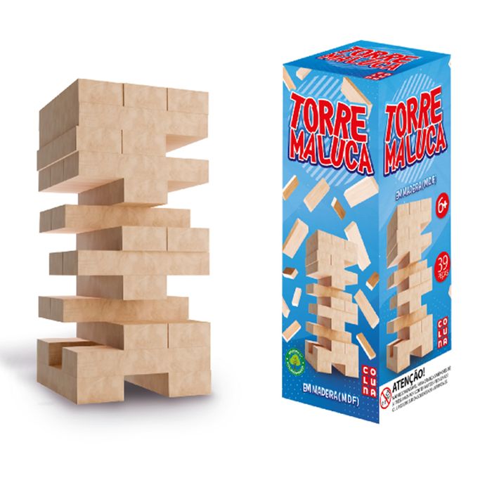 JOGO TORRE MALUCA 39 PEÇAS 790708 COLUNA