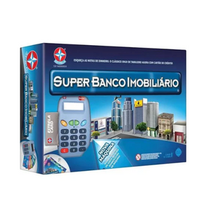 Jogo Super Banco Imobiliário Com Maquina De Cartão - Estrela