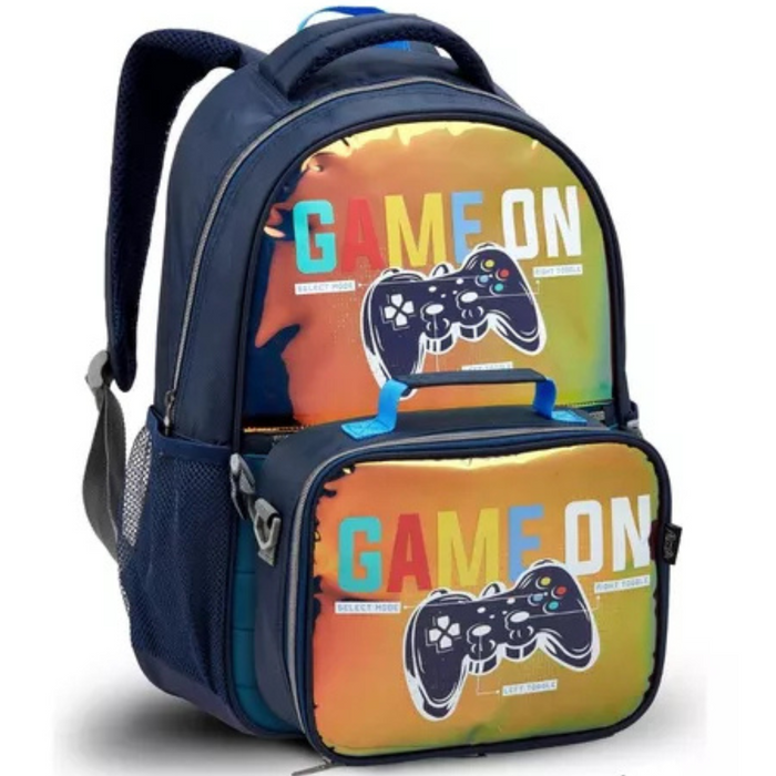 KIT MOCHILA +LANCHEIRA GAME ON MI41463 SEANITE