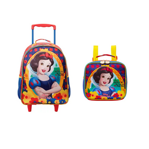 KIT MOCHILA + LANCHEIRA BRANCA DE NEVE 16 R2 13080 XERYUS