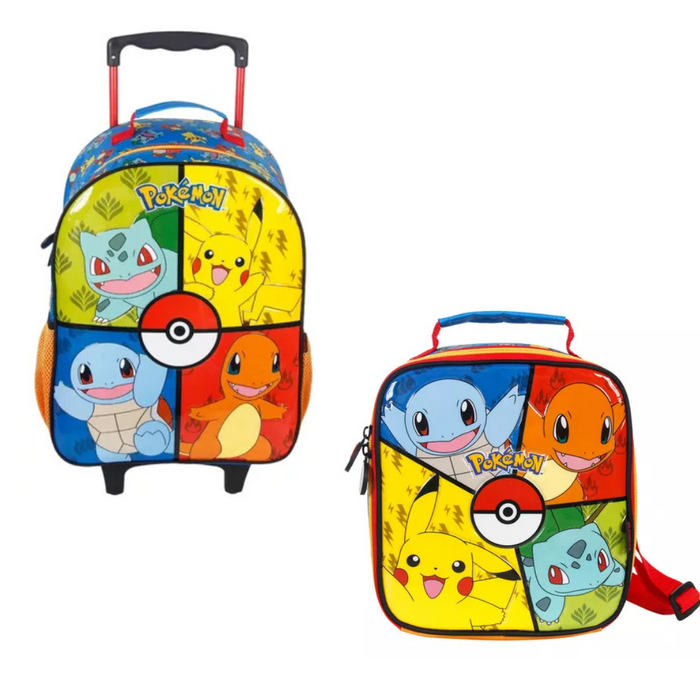 KIT MOCHILA + LANCHEIRA 16 POKEMON 13620 XERYUS