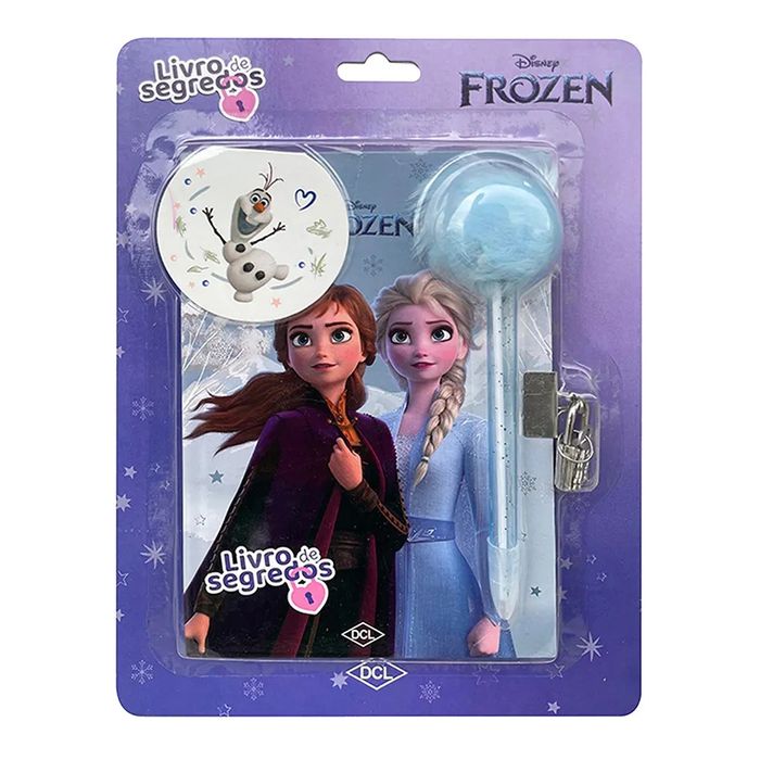 LIVRO DE SEGREDOS FROZEN - D8134 - DCL BRINCANTE