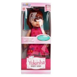 YUKINHA BABY HAIR RUIVA - 1149 - NOVA TOYS