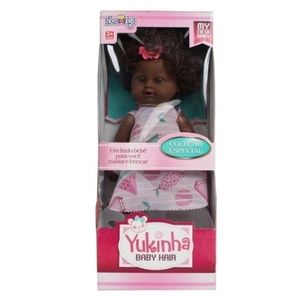 YUKINHA BABY HAIR NEGRA - 1148 - NOVA TOYS