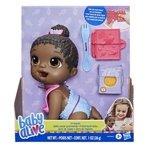 BABY ALIVE HORA DA PAPINHA NEGRA - F2619 - HASBRO