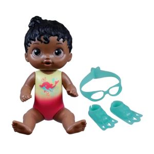 BABY ALIVE BEBÊ PISCINA NEGRA - F8142 - HASBRO