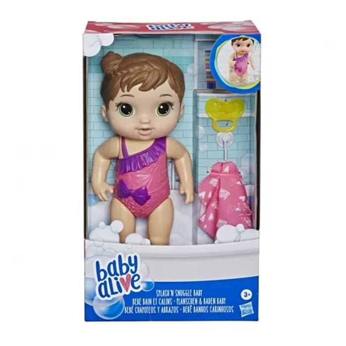 BABY ALIVE BANHOS CARINHOSOS SORTIDA - E8716 - HASBRO