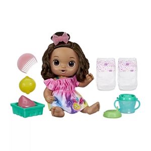 BABY ALIVE HORA DO SUCO MORENA - F7357 - HASBRO