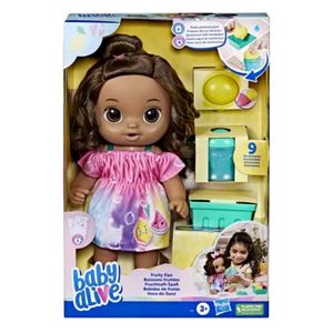 BABY ALIVE HORA DO SUCO MORENA - F7357 - HASBRO