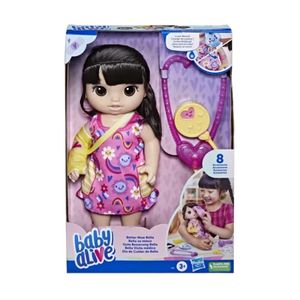 BABY ALIVE DIA DE CUIDAR DA BELLA MORENA ROSA - F8288 - HASBRO