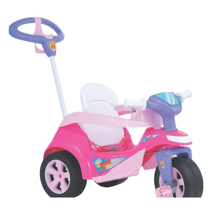 Triciclo Baby Trike Evolution Rosa  Ref 611 BIEMME