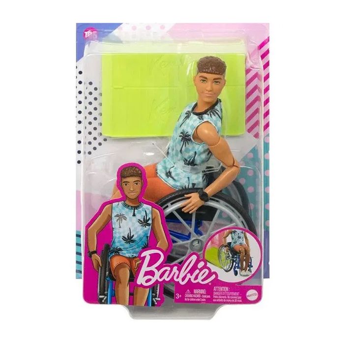 BARBIE FASHIONISTA CADEIRA DE RODAS KEN - HJT59 - MATTEL