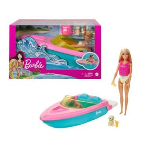 BARBIE BARCO COM BONECA E PETS - GRG30- MATTEL