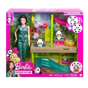 BARBIE I CAN BE CUIDADOS E RESGATE DE PANDAS - HKT77 - MATTEL