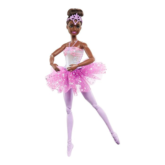 BARBIE DREAMTOPIA BAILARINA LUZES BRILHANTES NEGRA - HLC26 - MATTEL