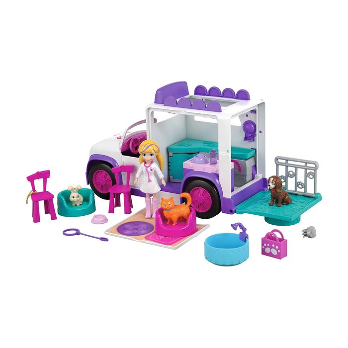 POLLY POCKET HOSPITAL MOVEL DOS BICHINHOS - GFR04 - MATTEL