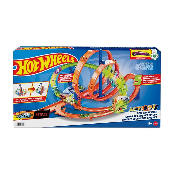 HOT WHEELS ACTION PISTA EPICA DE COLISÃO - HNL97 - MATTEL