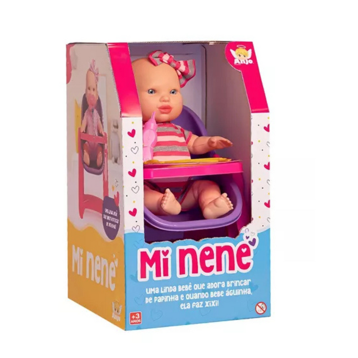 BONECA MI NENÊ CADEIRÃO REF 2402 ANJO PLUS