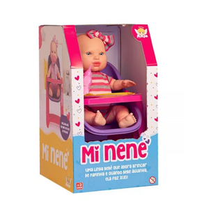 BONECA MI NENÊ CADEIRÃO REF 2402 ANJO PLUS