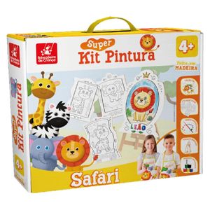 SUPER KIT PINTURA SAFARI - 2587 - BRINCADEIRA DE CRIANÇA