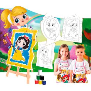 SUPER KIT DE PINTURA PRINCESAS - 2570 - BRINCADEIRA DE CRIANÇA