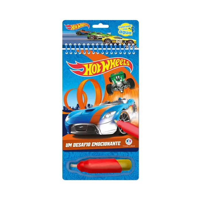 HOT WHEELS UM DESAFIO EMOCIONANTE LIVRO COLORIDO COM AGUA - 7770 - CIRANDA CULTURAL