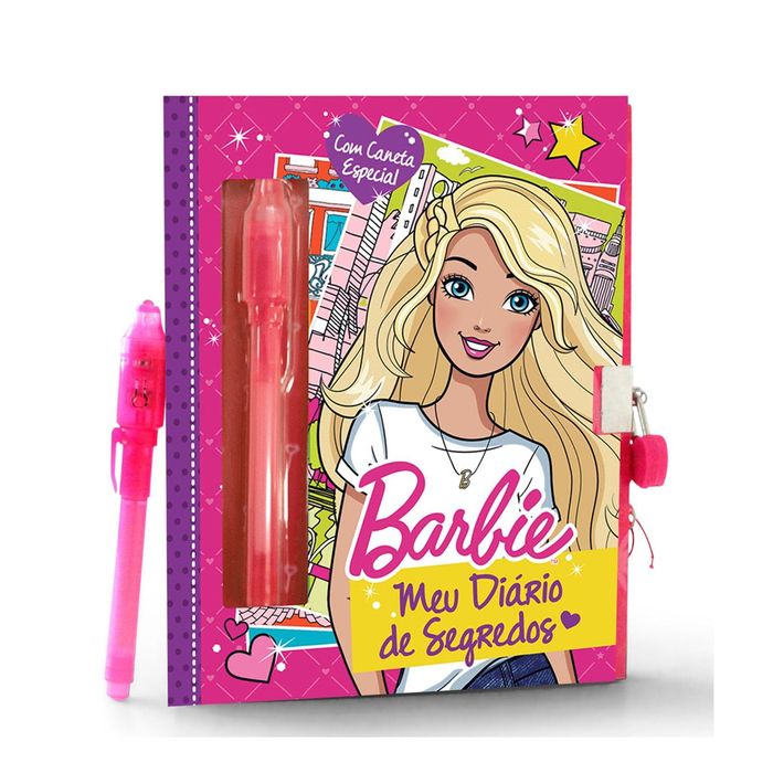 BARBIE MEU DIARIO DE SEGREDOS COM CANETA ESPECIAL - 71730 - CIRANDA CULTURAL